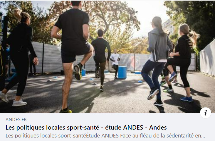 Les politiques locales sport-santé – Étude ANDES